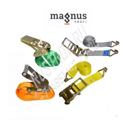 Ремни для стяжки груза (Magnus-Profi) 6 м ширина 50 мм